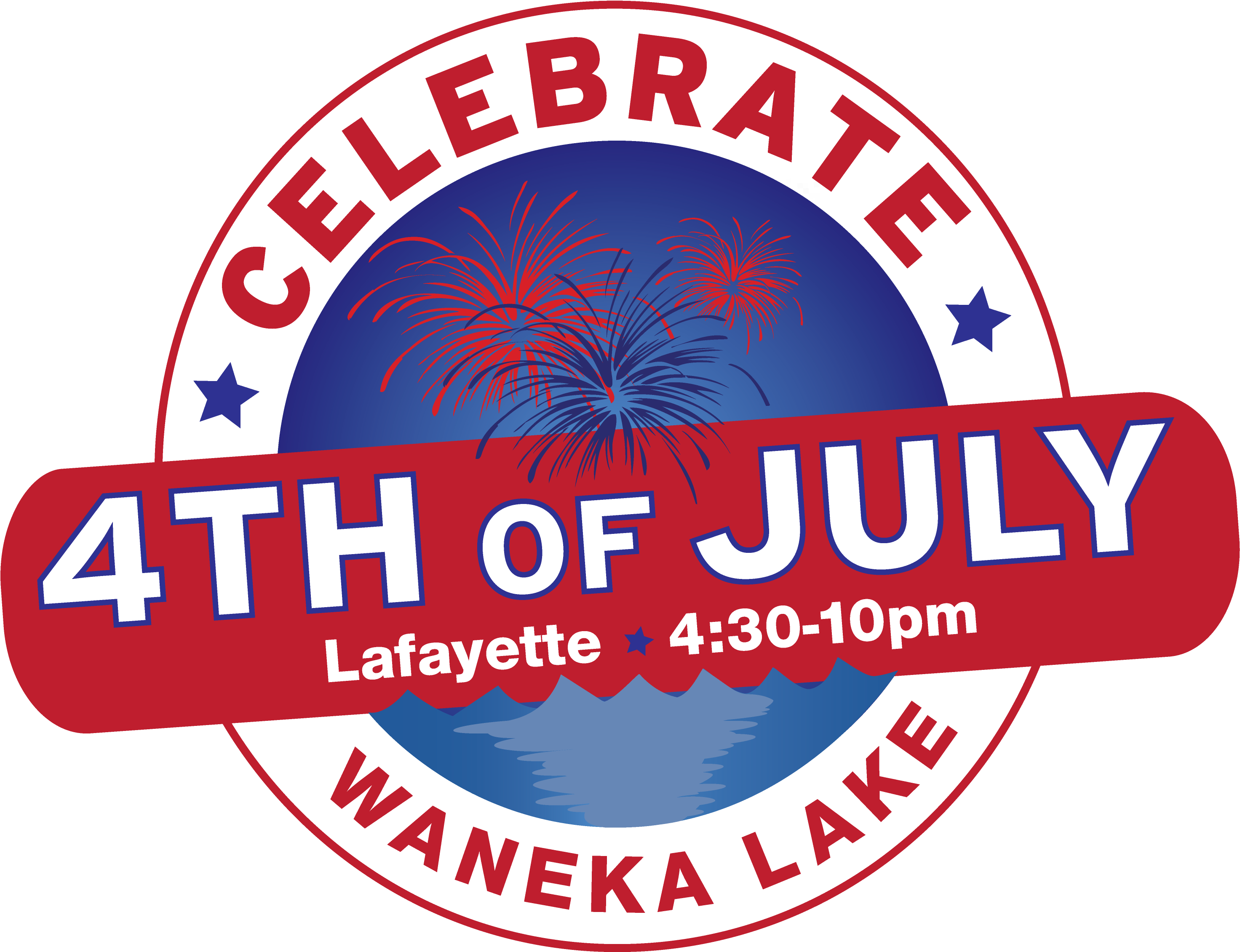 4thof July Celebration Waneka Lake Lafayette PNG with transparent background