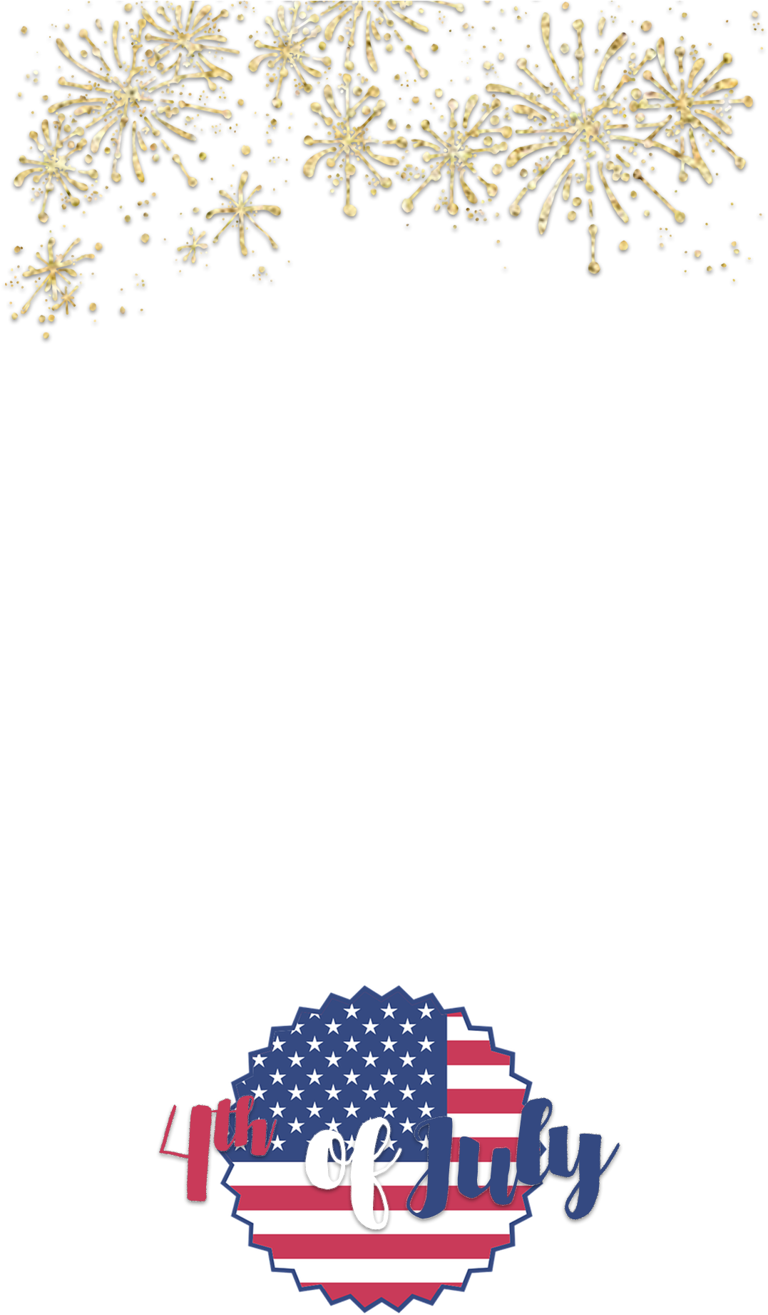 4th Of July Fireworks , Png Download - Snapchat Filter Fireworks Png, Transparent Png PNG with transparent background