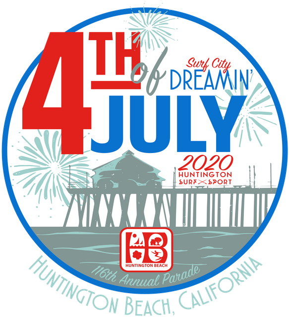 4thof July2020 Huntington Beach Poster