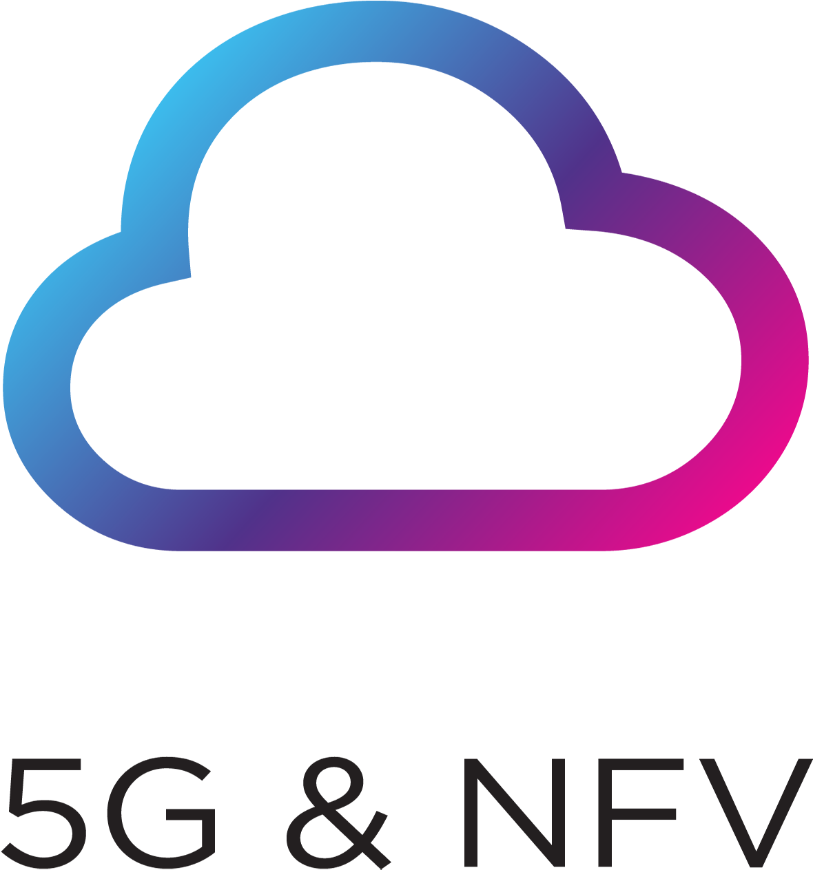 5 G N F V Cloud Technology Logo PNG with transparent background