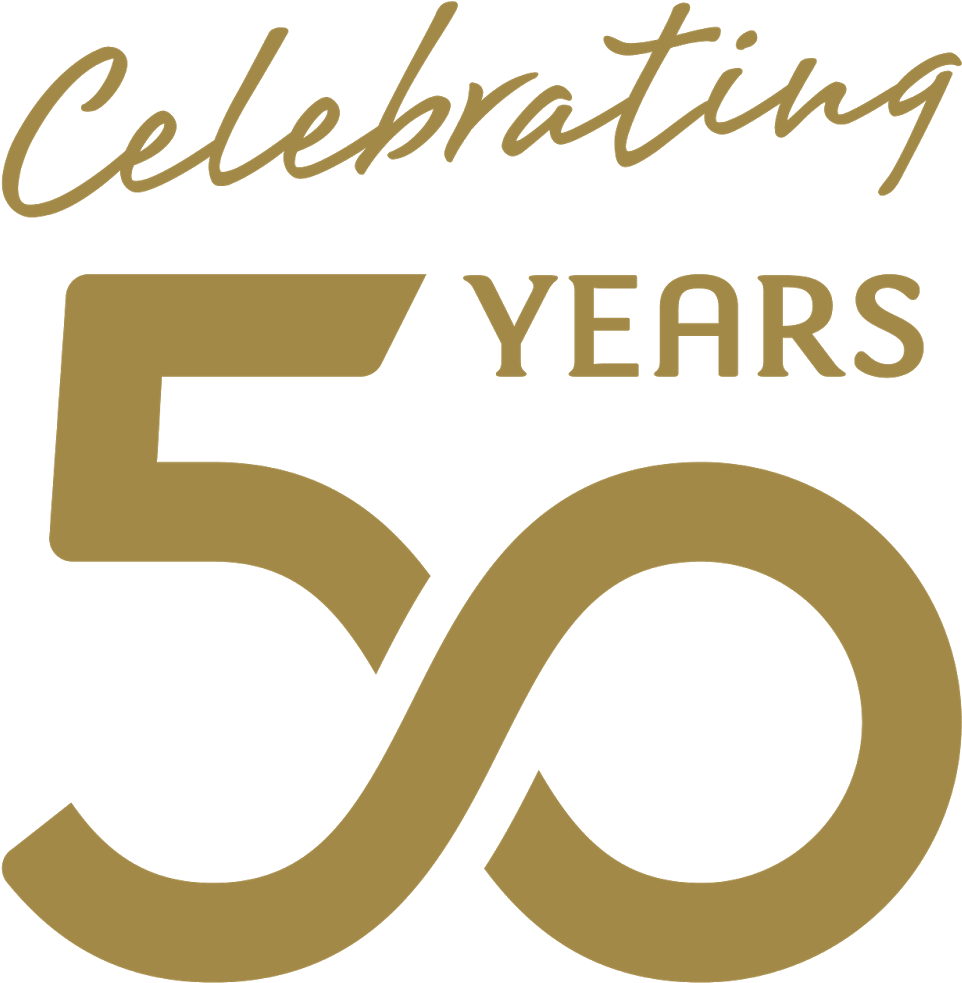 50th Anniversary Celebration Graphic