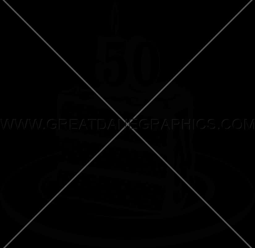 50th Birthday Cake Png - 50th Birthday Cake Clipart PNG with transparent background