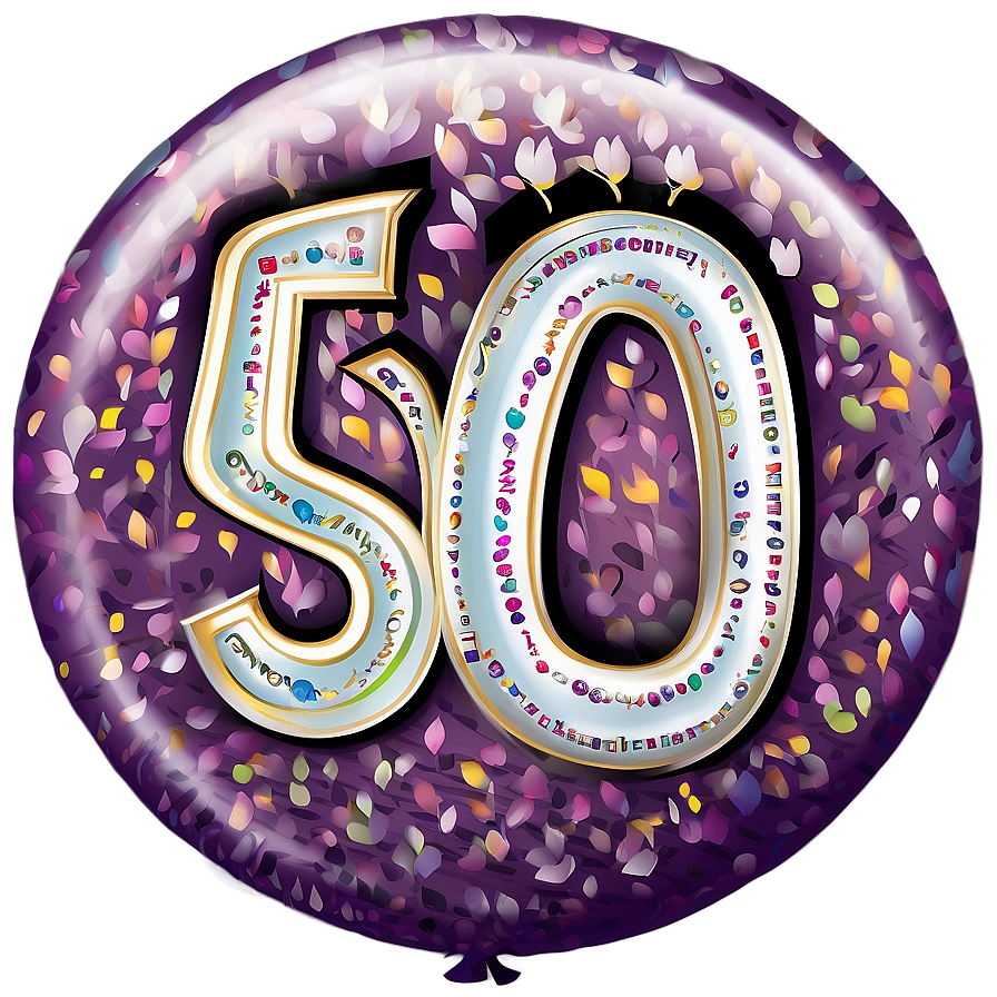 50th Birthday Splendid Soiree Png 80