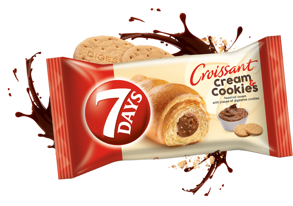 7 Days Croissant Oreo, HD Png Download PNG with transparent background