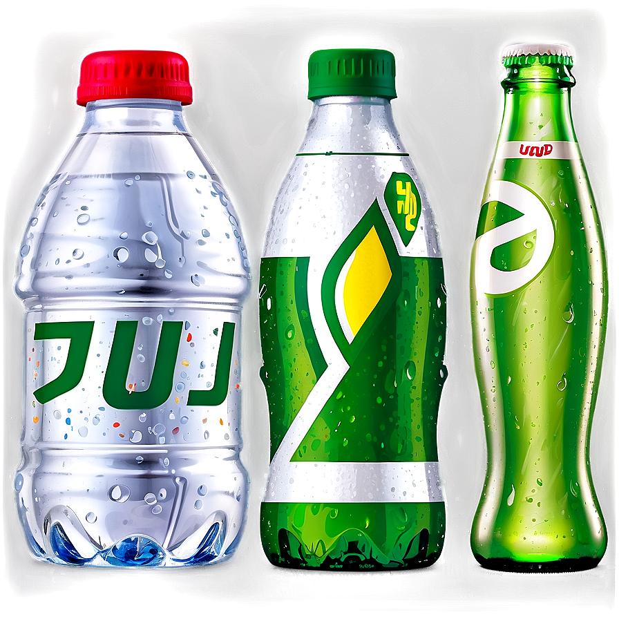 7 Up Clear Bottle Png Qtp