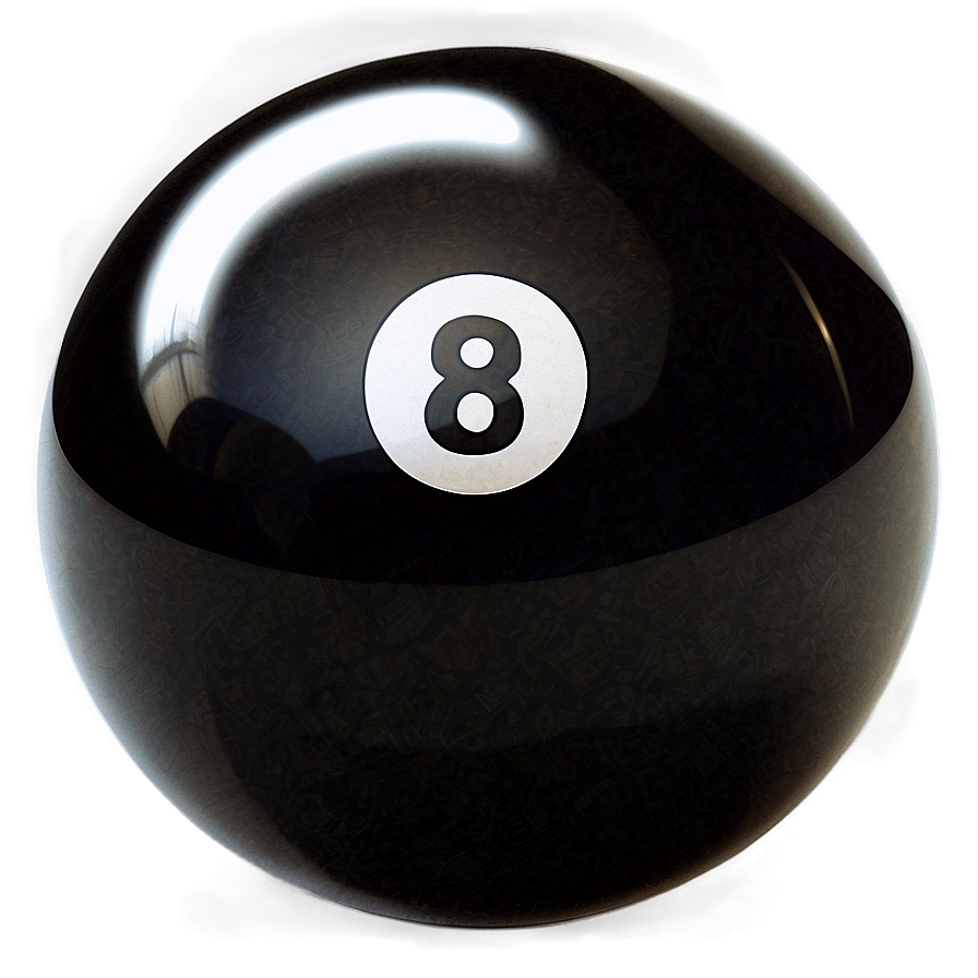 8 Ball In Dark Background Png Jqa14