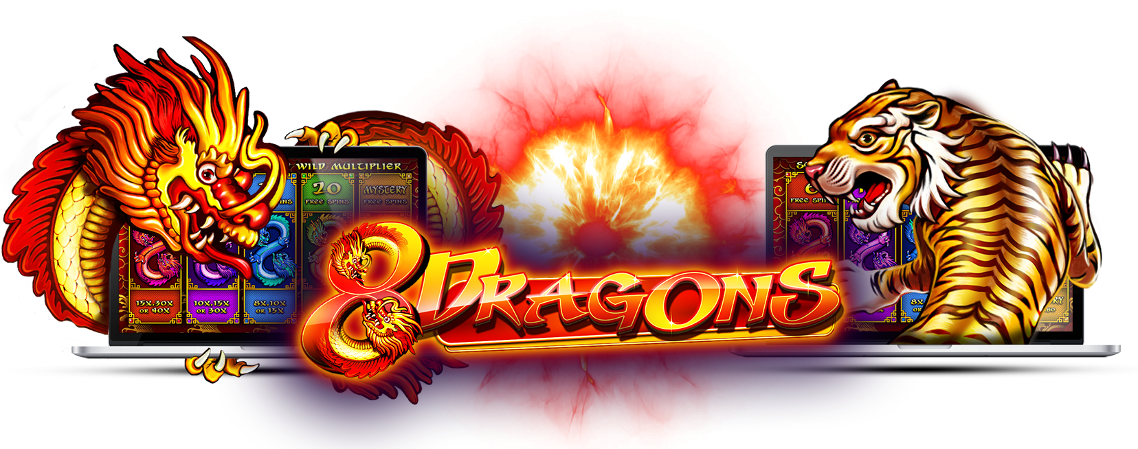 8 Dragons Slot Game Artwork