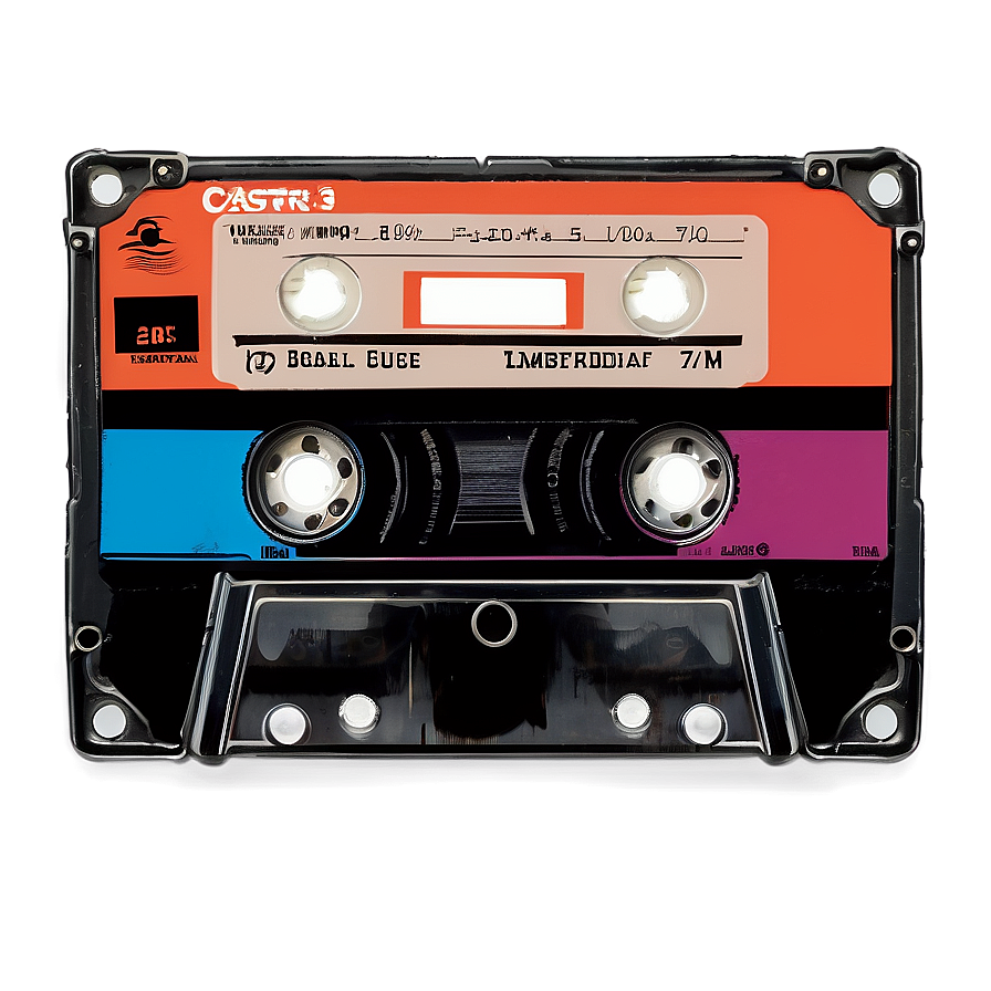 80s Cassette Tape Png 05252024