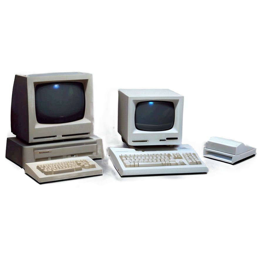 90s Computer Geek Setup Png 06252024