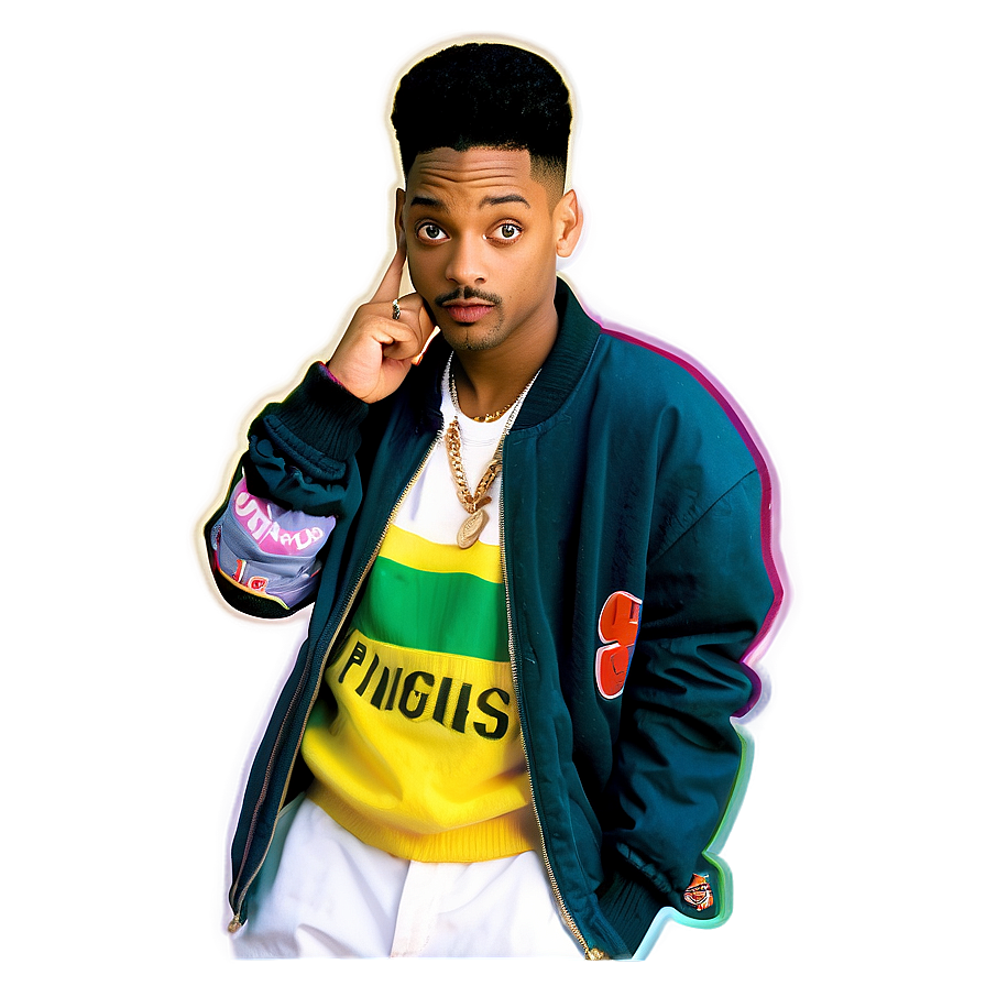 90s Fresh Prince Graphic Png 06252024