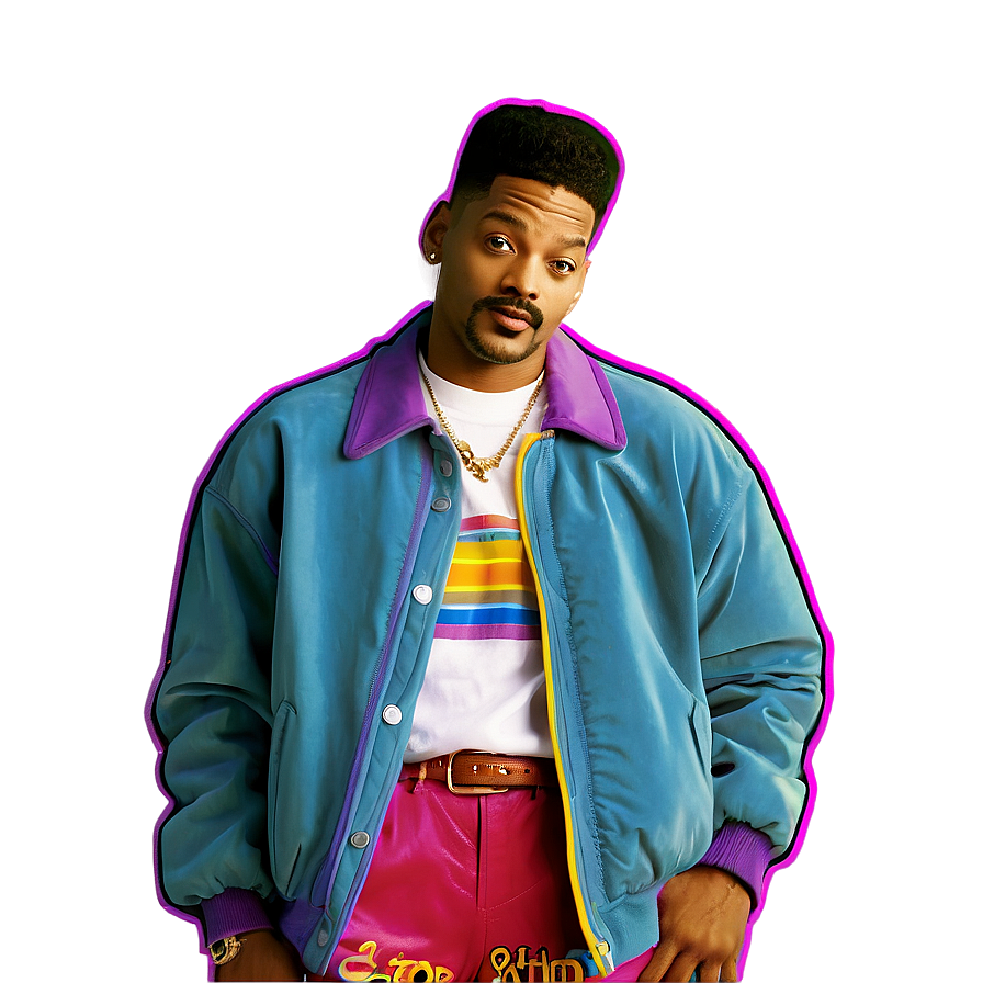 90s Fresh Prince Graphic Png Yqa