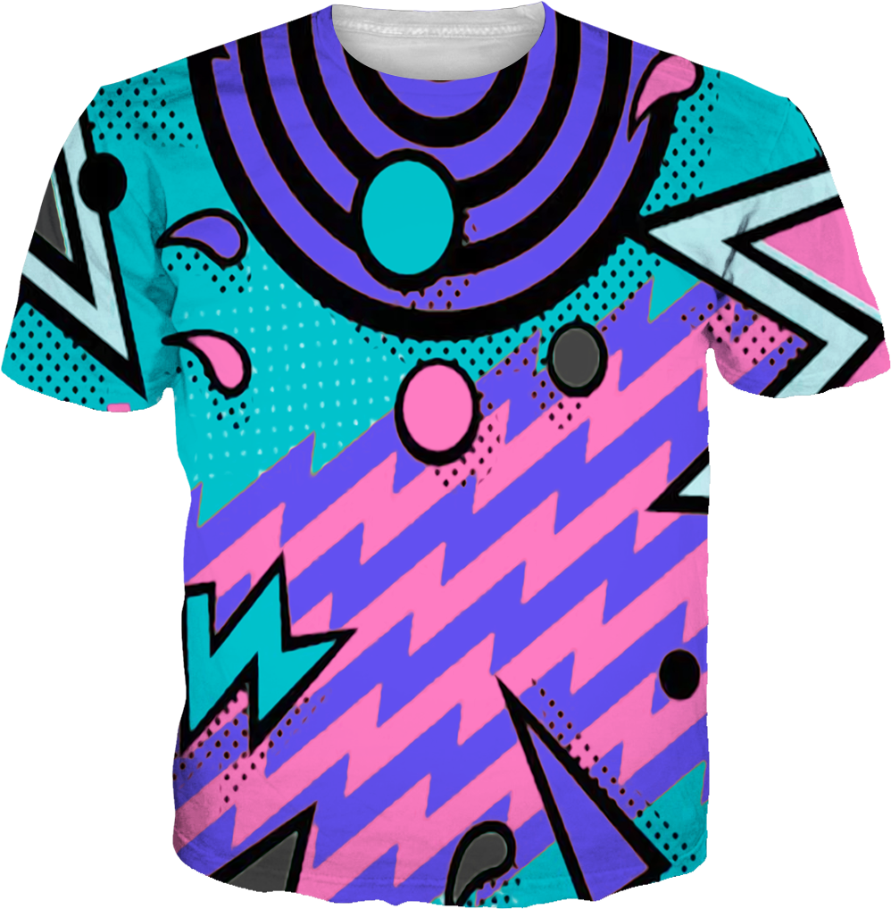 90s Retro Style T Shirt Design