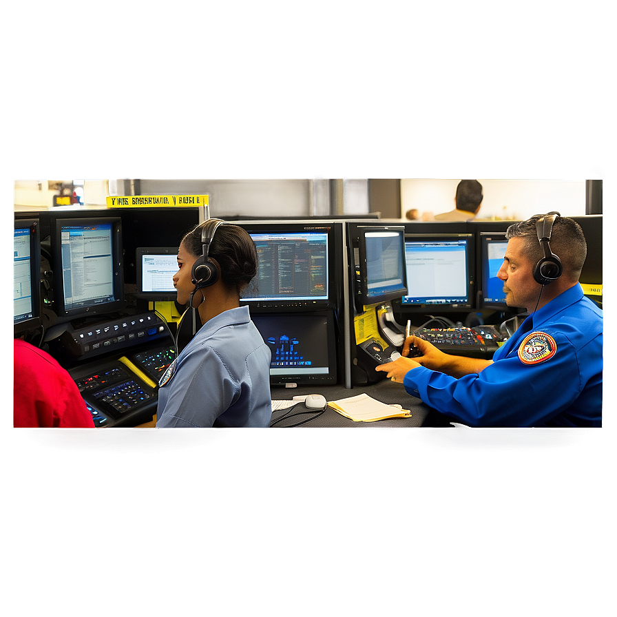 911 Dispatcher Teamwork Highlight Png Ene27