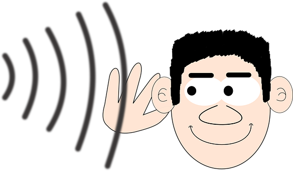 a cartoon of a man with his hand up PNG with transparent background