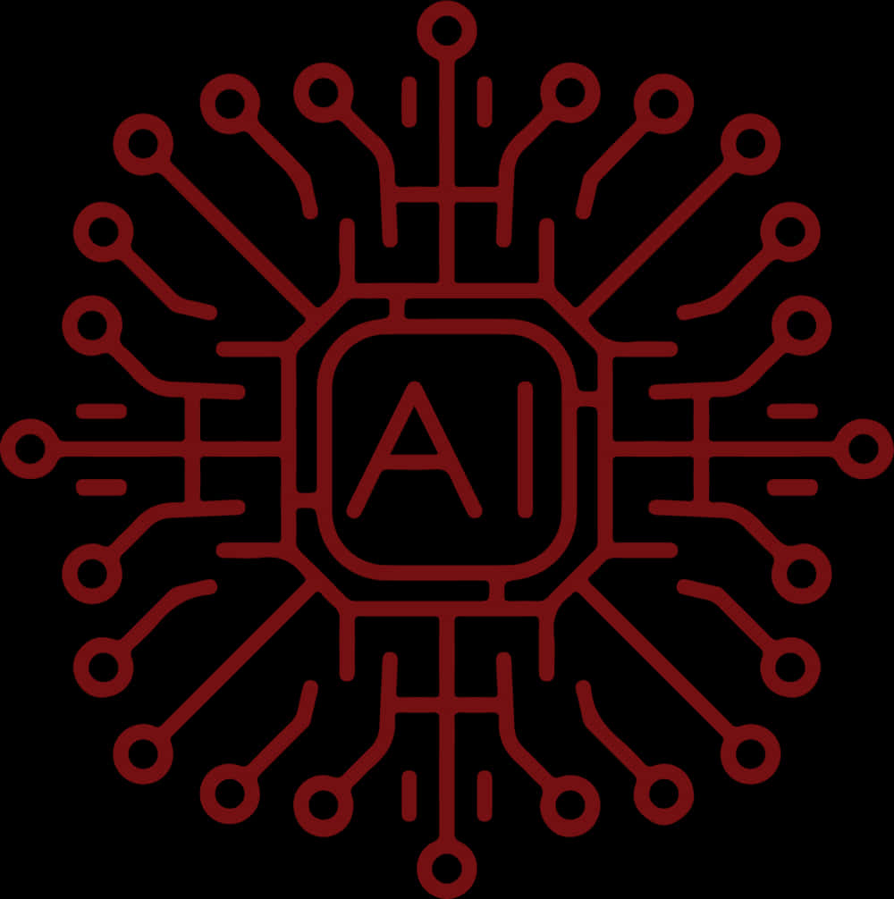 A I_ Circuitry_ Symbol PNG image with a transparent background, free high-resolution download