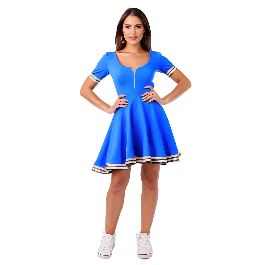 A-line Skater Dress Png 05232024