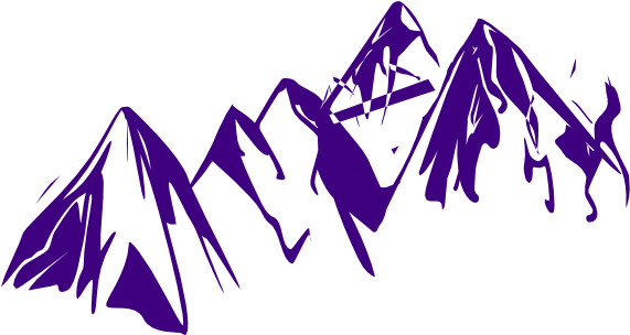 Hill Clipart Purple Mountain - Mountain Clipart Png PNG with transparent background