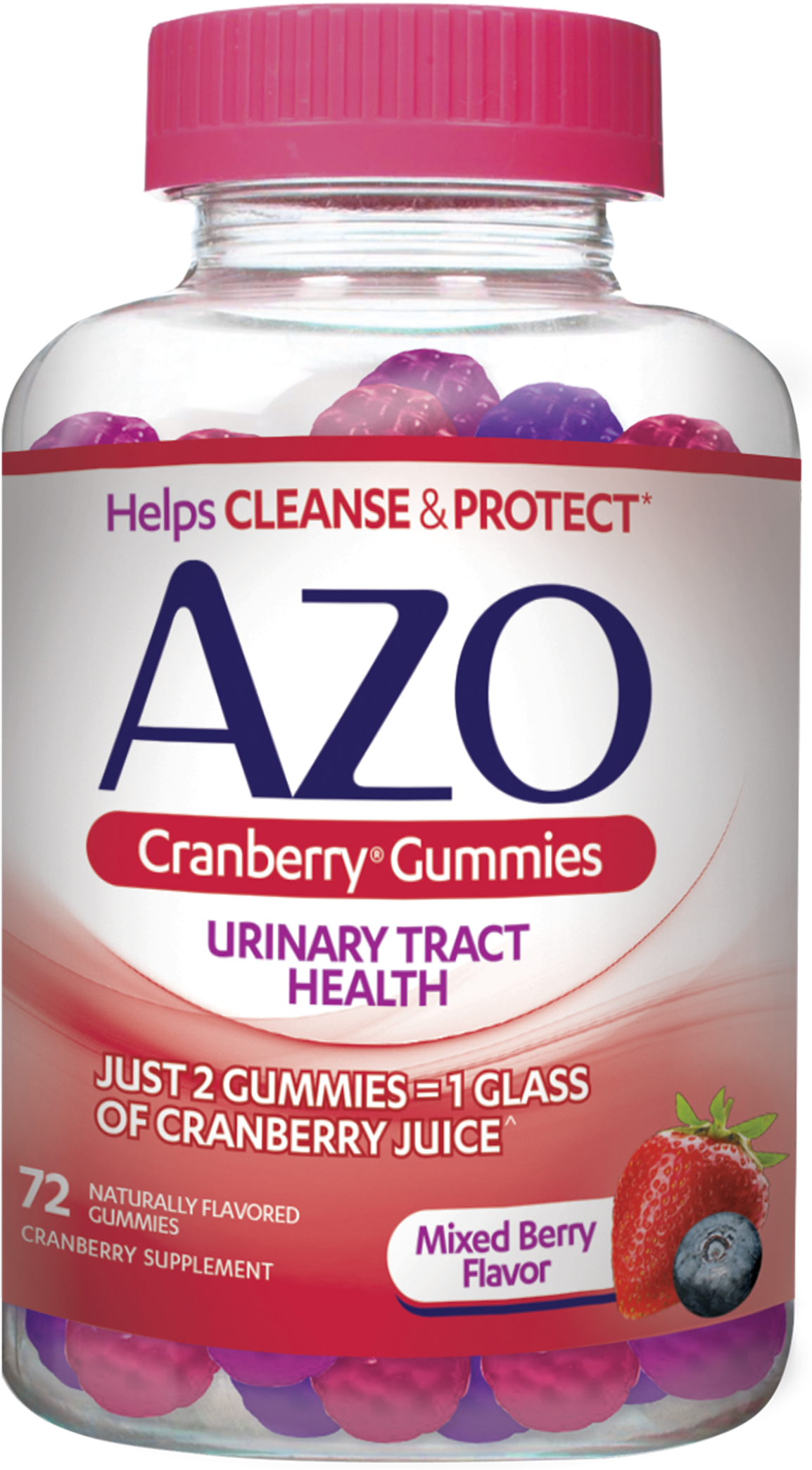 Azo Cranberry Gummies, HD Png Download PNG with transparent background
