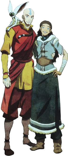 Aangand Katara Friendly Pose