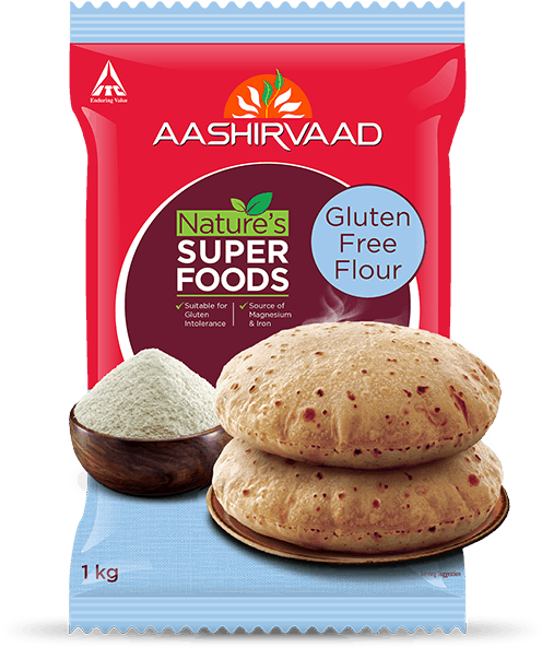 Aashirvaad Gluten Free Flour Package