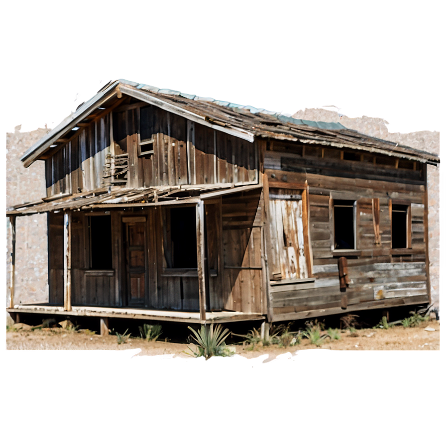Abandoned Ghost Town PNG 06252024 PNG with transparent background