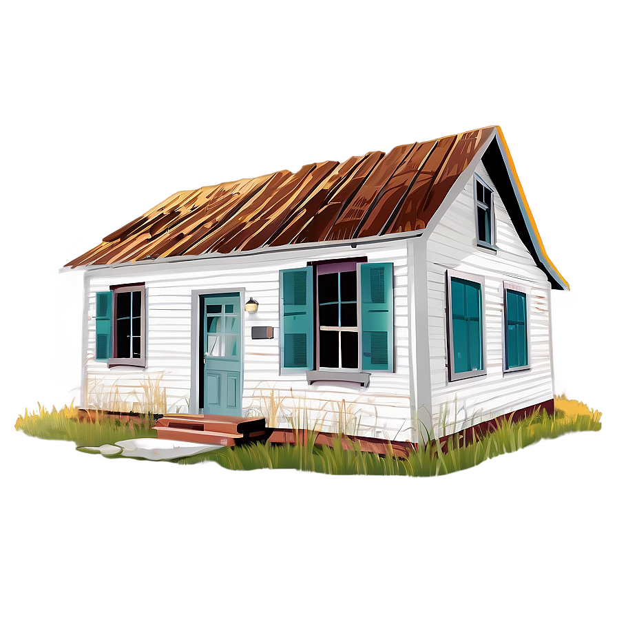 Abandoned House Vector PNG 05212024 PNG with transparent background