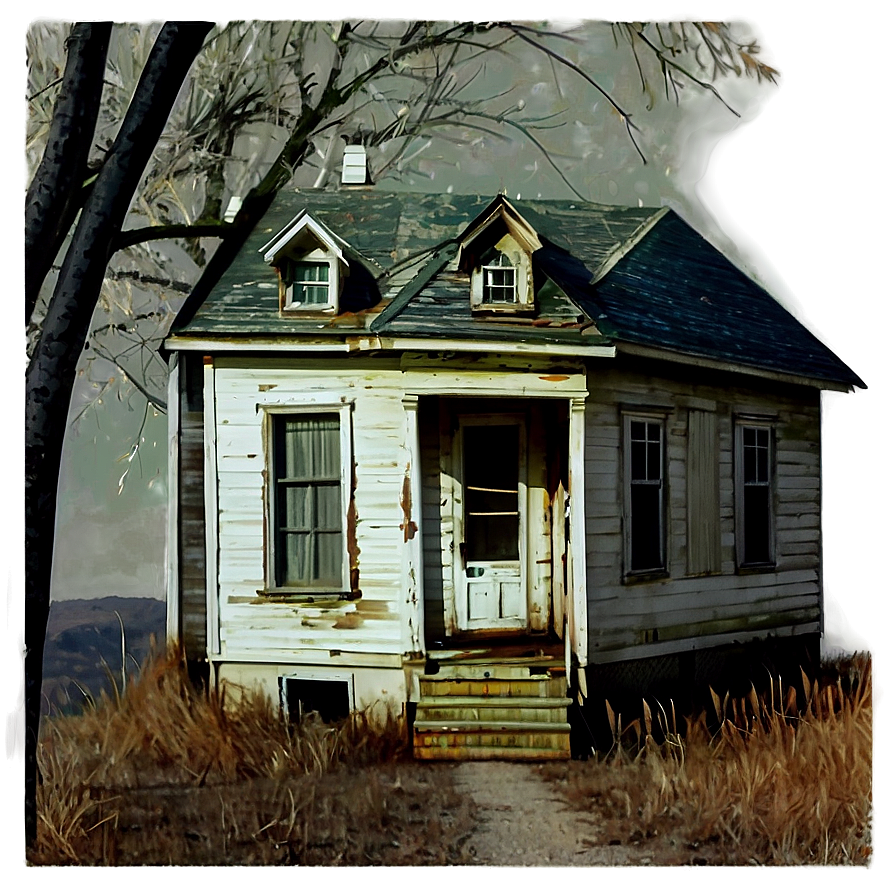 Abandoned House Vector PNG 2 PNG with transparent background