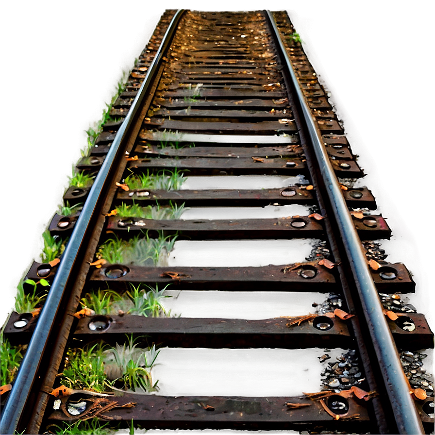 Abandoned Railroad Track PNG 56 PNG with transparent background