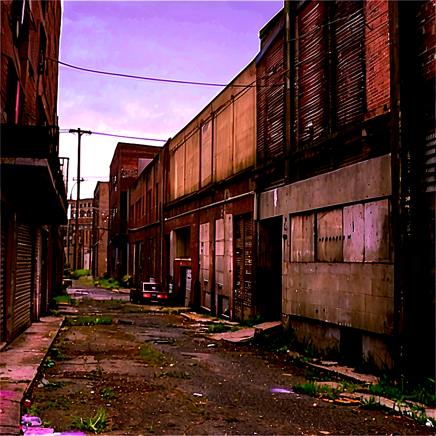 Abandoned Street Alley PNG kcv PNG with transparent background