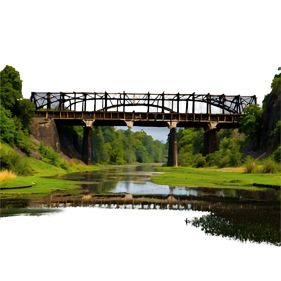 Abandoned Train Bridge Png Vfw