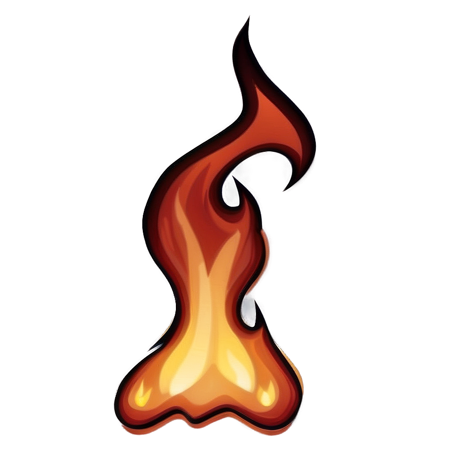 Ablaze Fire Emoji Graphic Png Eyb19