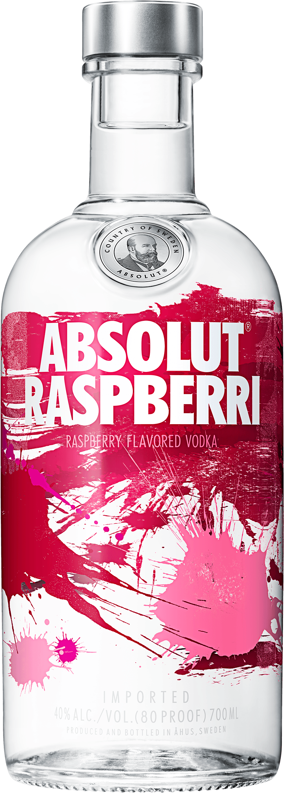 Absolut Raspberry Vodka Bottle