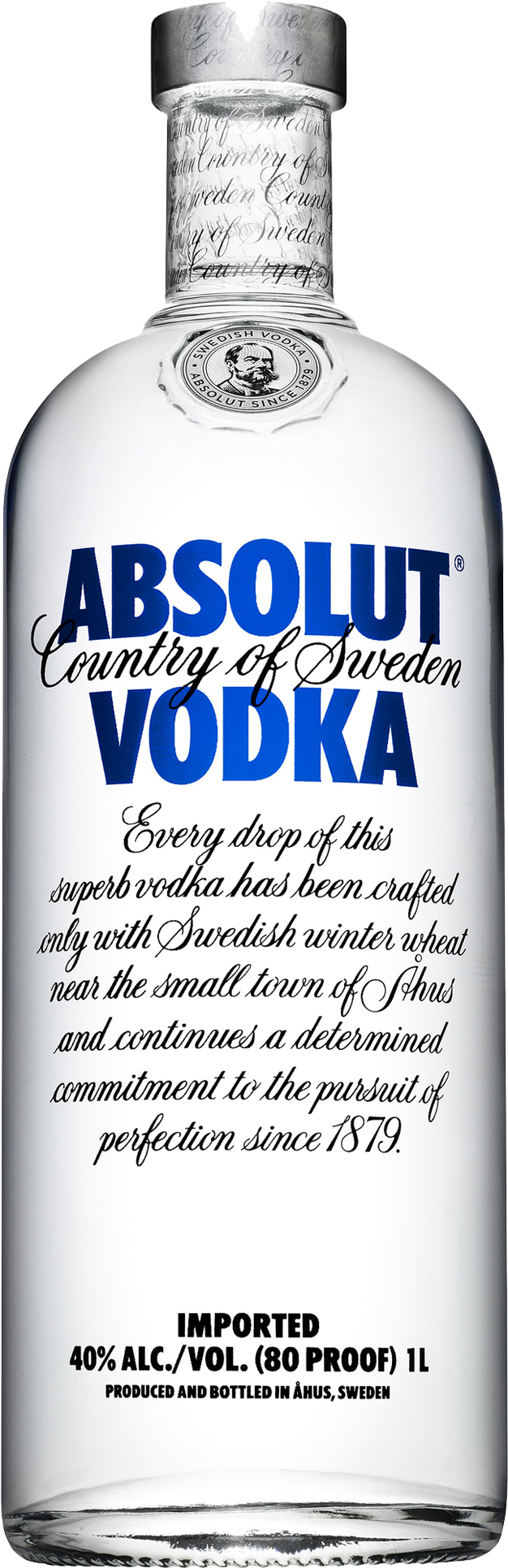 Absolut Vodka Bottle Sweden