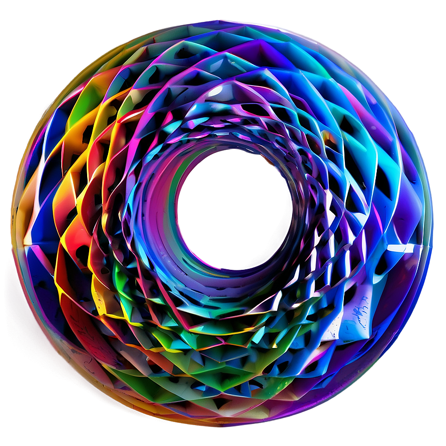 Abstract 3d Circle Design Png 16