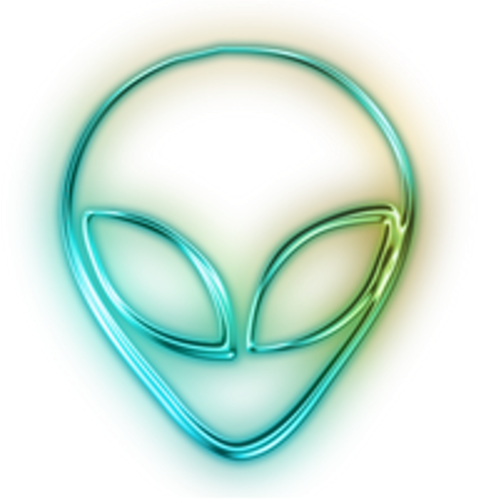 Alien Clipart Neon Green - Alien Neon Png, Transparent Png PNG with transparent background