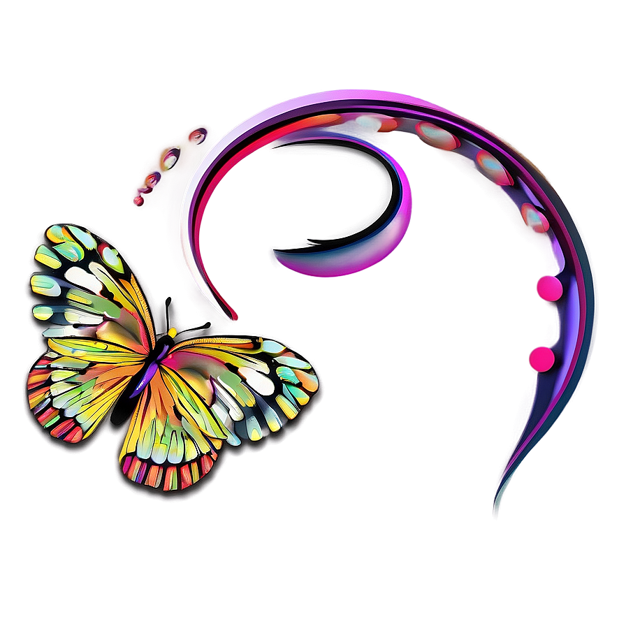 Abstract Art Butterfly Outline Png 05252024