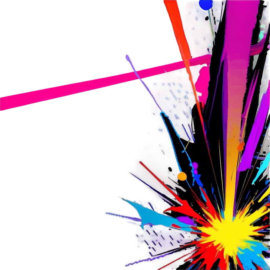 Abstract Art Explosion PNG hym71 PNG with transparent background