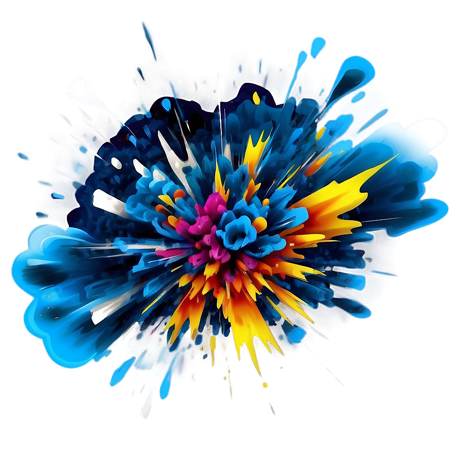 Abstract Art Explosion Png Xuk