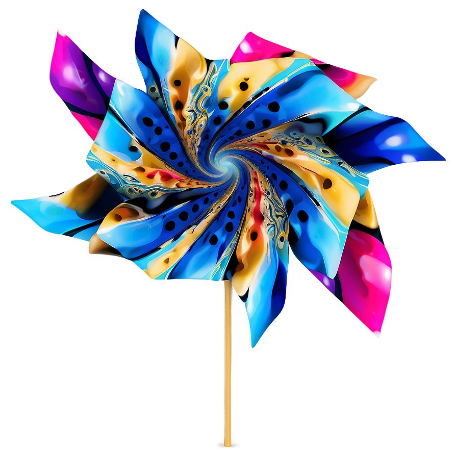 Abstract Art Pinwheel Png 06282024