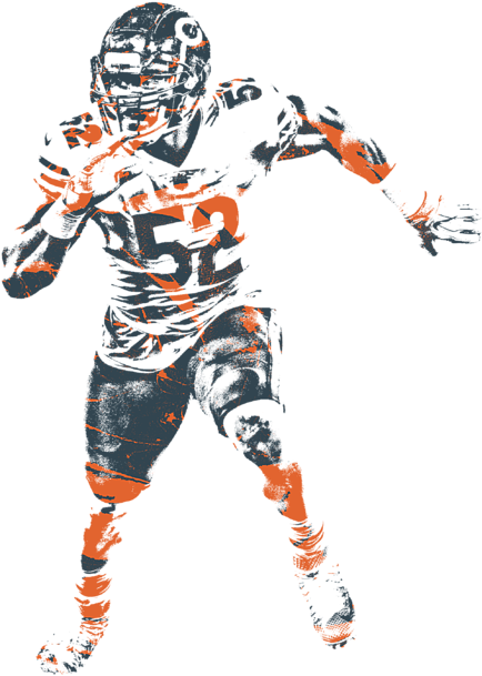 Chicago Bears Khalil Mack, HD Png Download PNG with transparent background