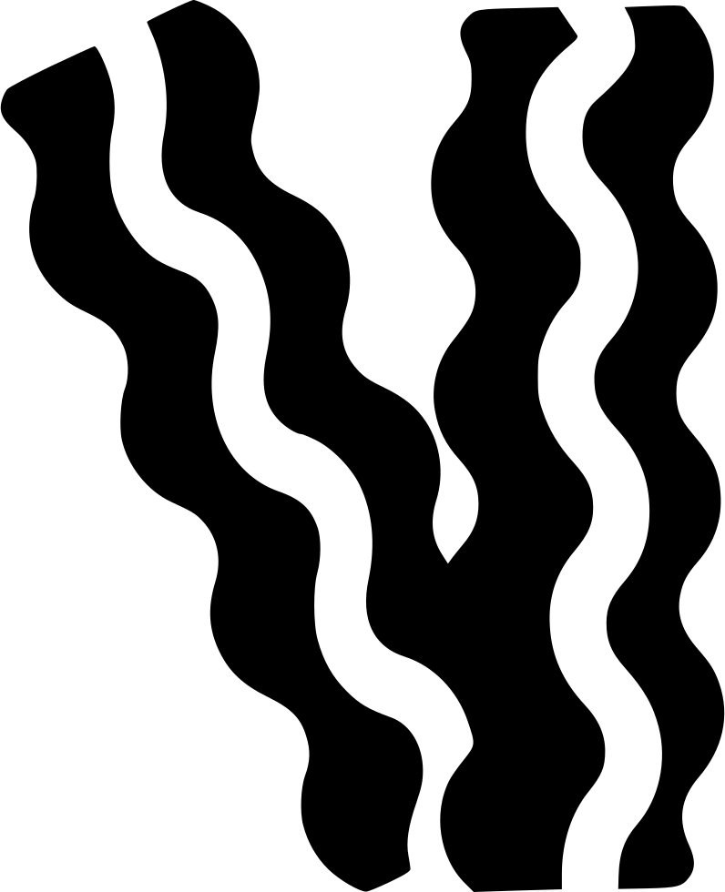 Bacon - Black And White Bacon Clipart, HD Png Download PNG with transparent background