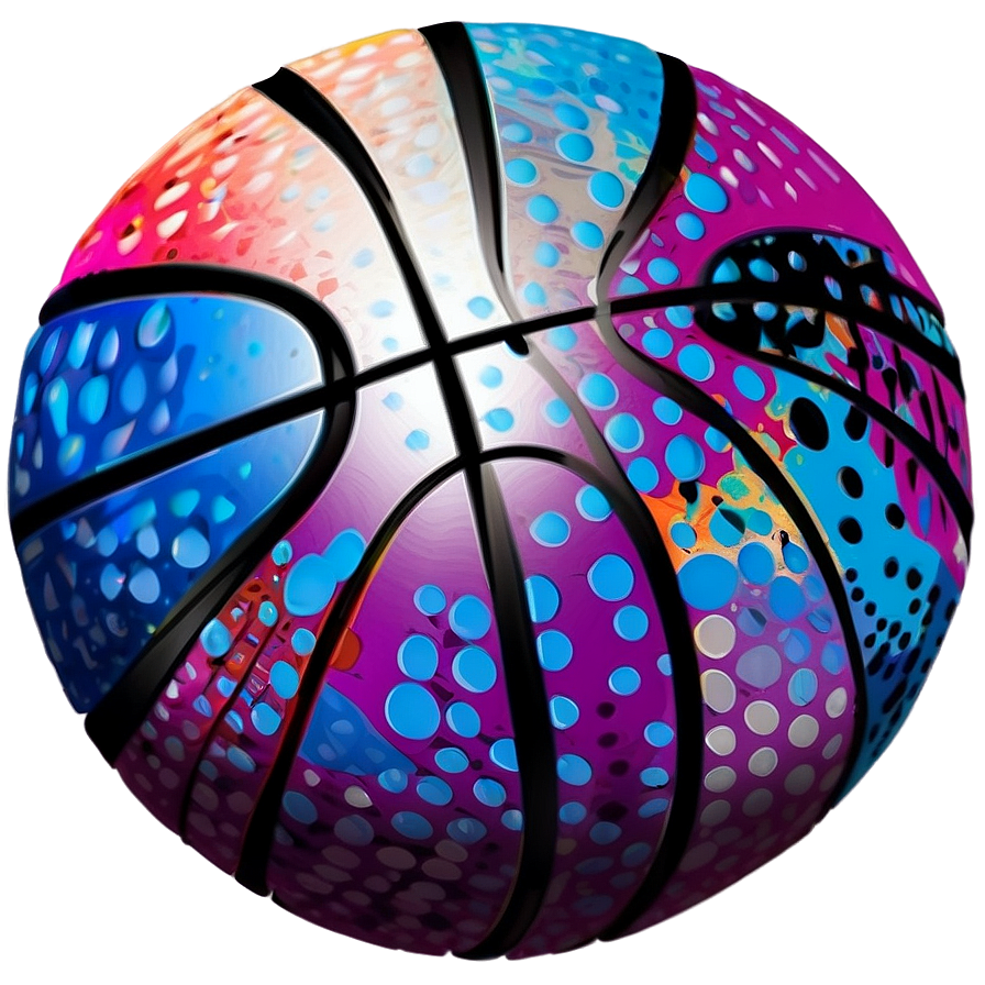 Abstract Basketball Art Png 04302024