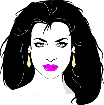 Abstract Beauty Silhouette PNG with transparent background