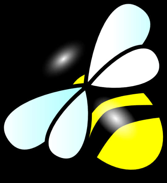 Image Of Flying Bee Clipart - Bumble Bee Free Vector, HD Png Download PNG with transparent background
