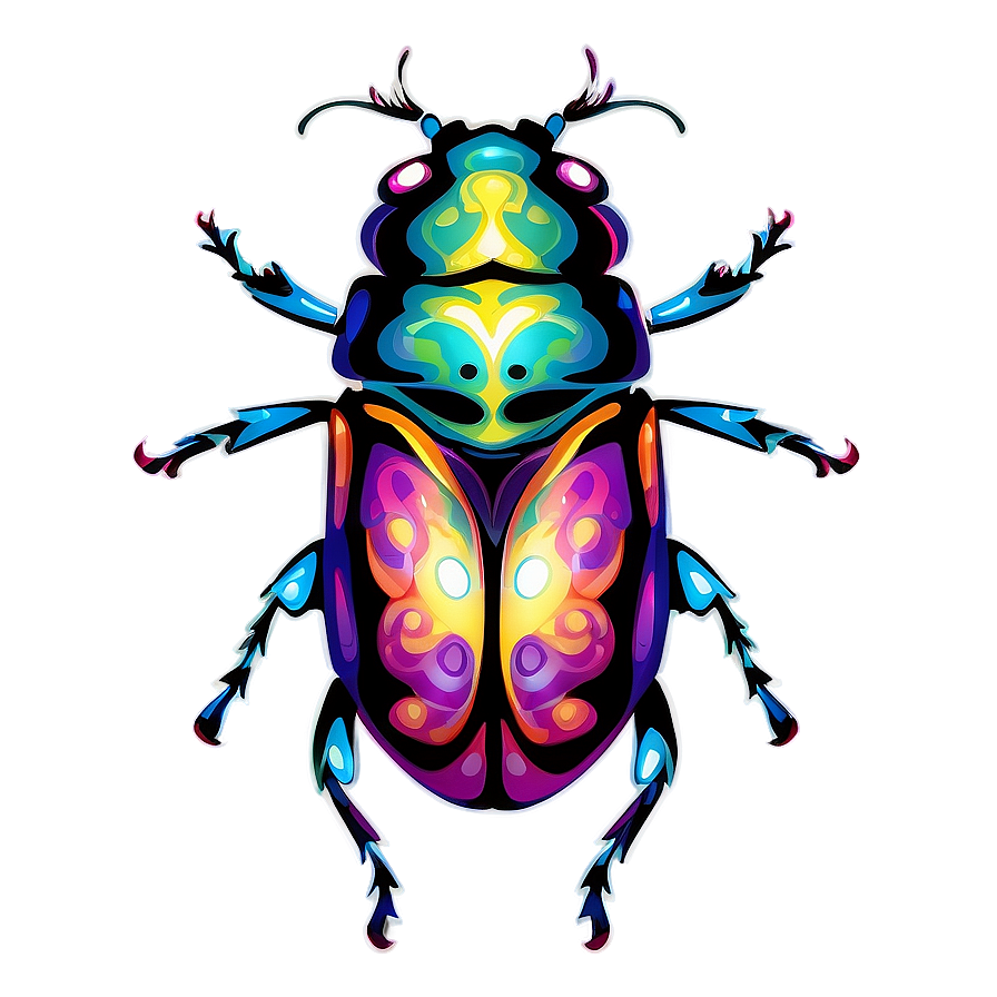 Abstract Beetle Design Png Cde