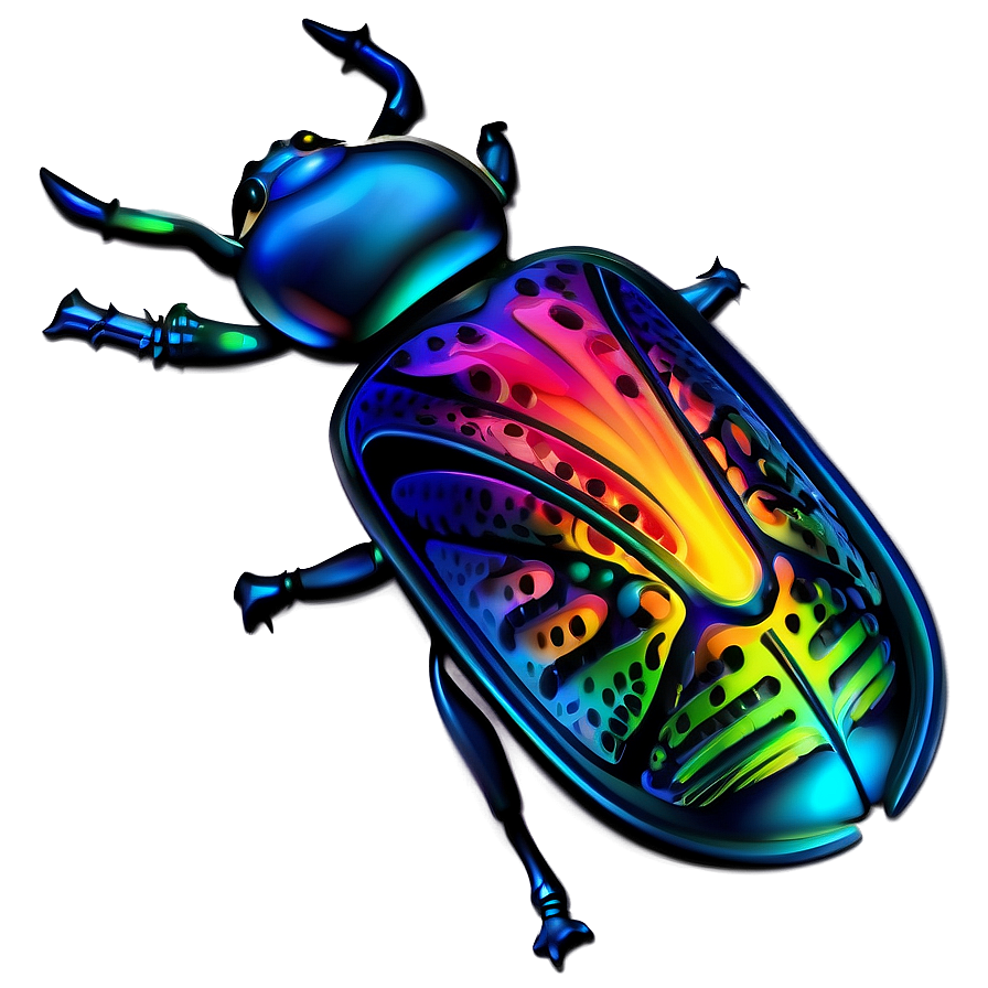 Abstract Beetle Design Png Xuf75