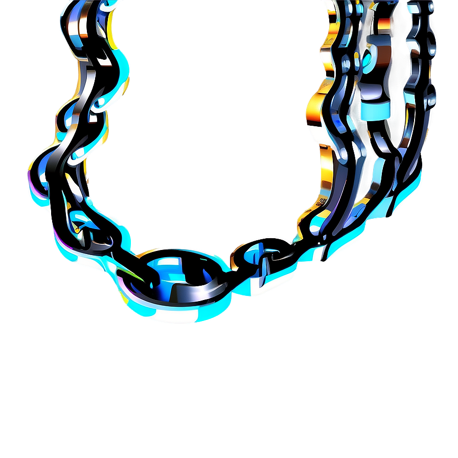 Abstract Bike Chain Concept Png 06292024