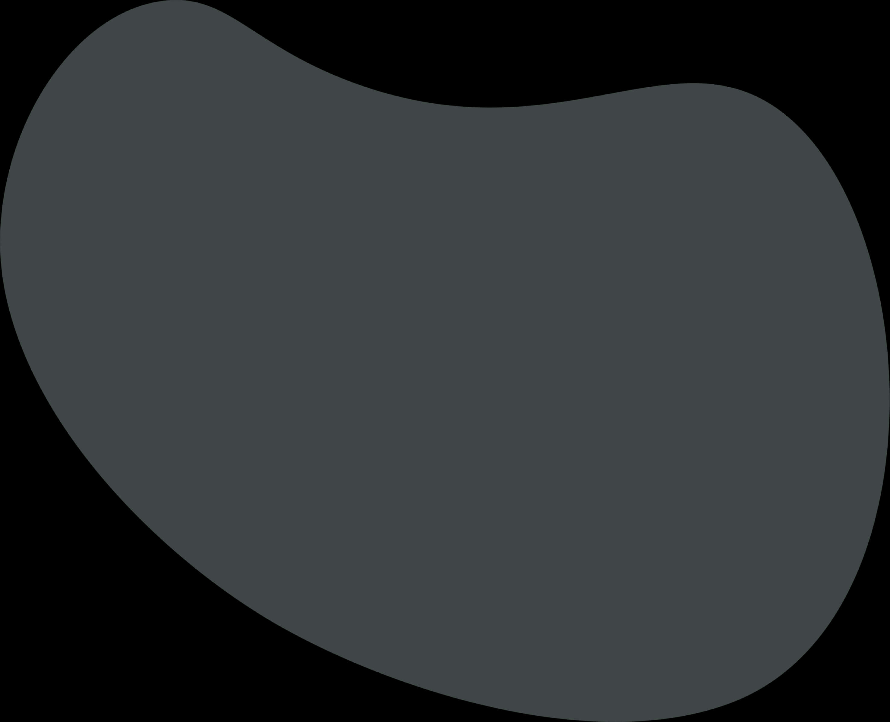 Abstract Black Blob Shapes PNG image with a transparent background, free high-resolution download