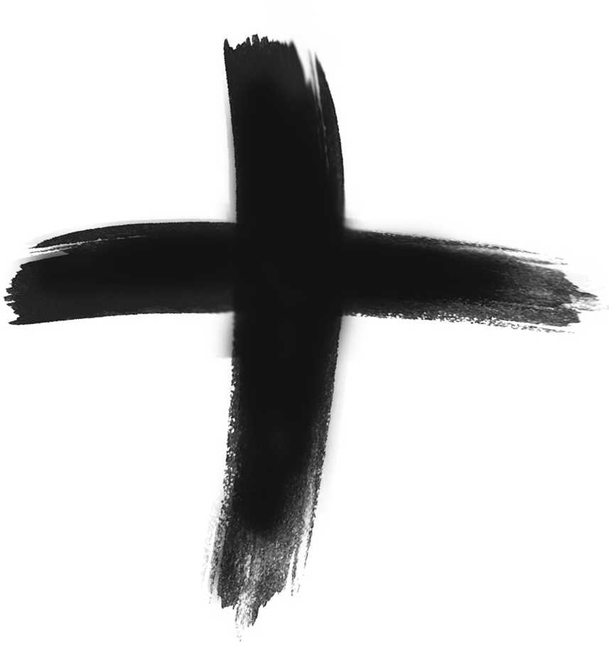 Ash-cross - Ash Wednesday Ashes Cross, HD Png Download PNG with transparent background