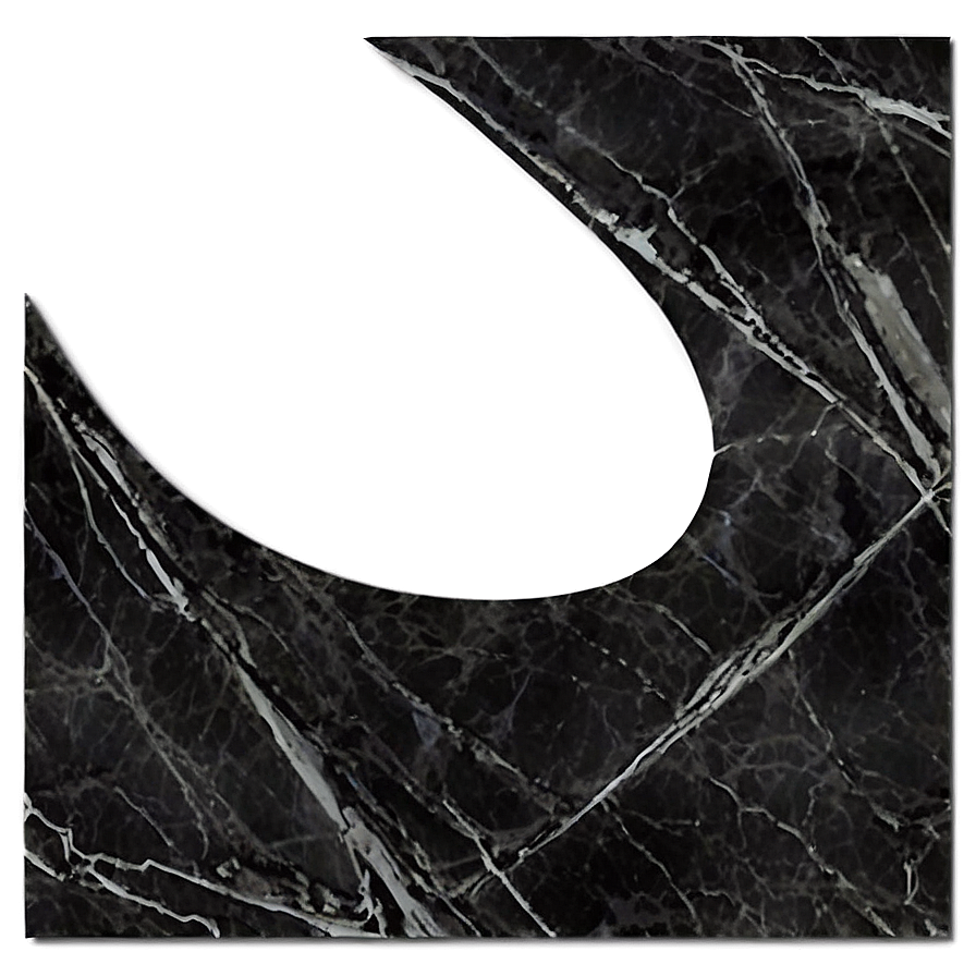 Abstract Black Marble Design Png 06252024